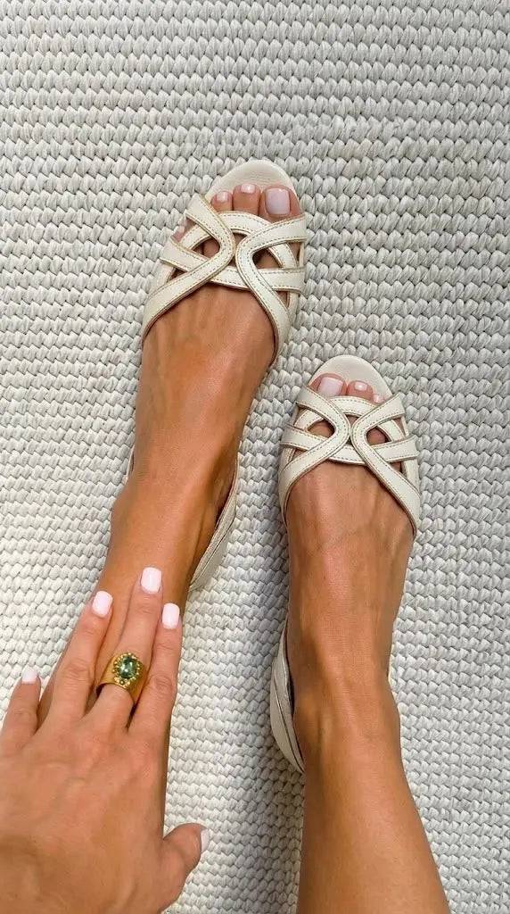 Camilla | Sandalias Elegantes Trenzadas
