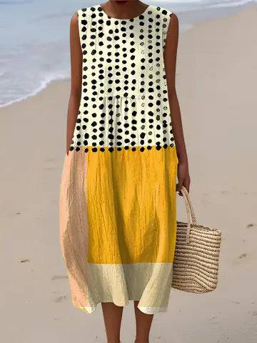 Leah | Vestido Midi Lunares