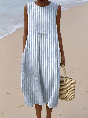 Dina | Vestido Midi Verde Bordado