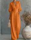 Chiara | Jumpsuit Largo Fluido Estampado