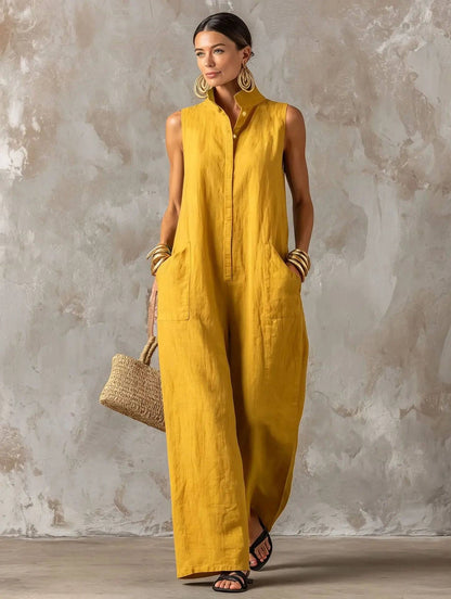 Jerline | Jumpsuit Maxi de Pierna Ancha