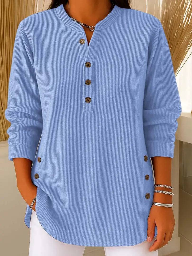 Nieves | Túnica Henley con Botones