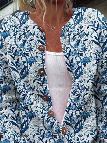 Guadalupe | Chamarra de Punto Talavera Azul