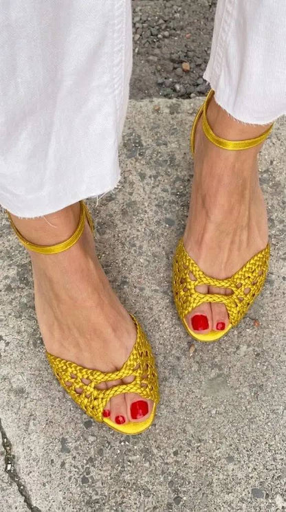 Isadora | Sandalias Trenzadas Refinadas