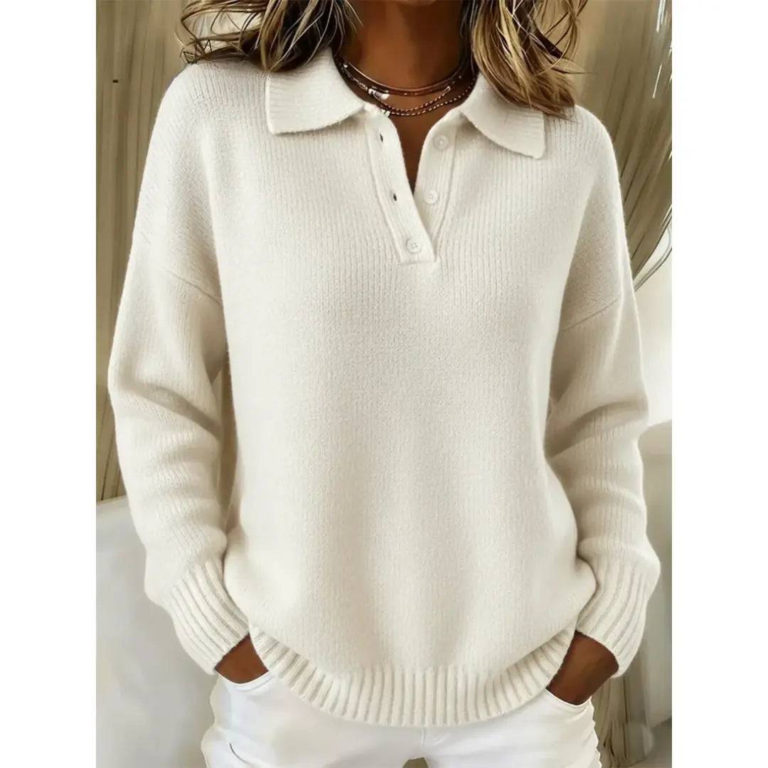 Marina | Suéter Polo Suave