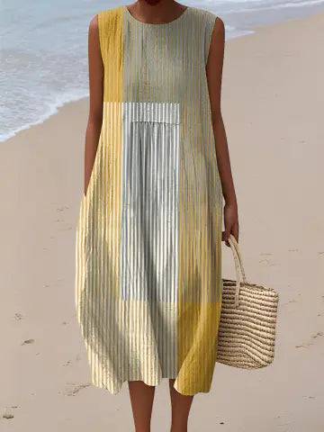 Nina | Vestido Midi Verde Bordado