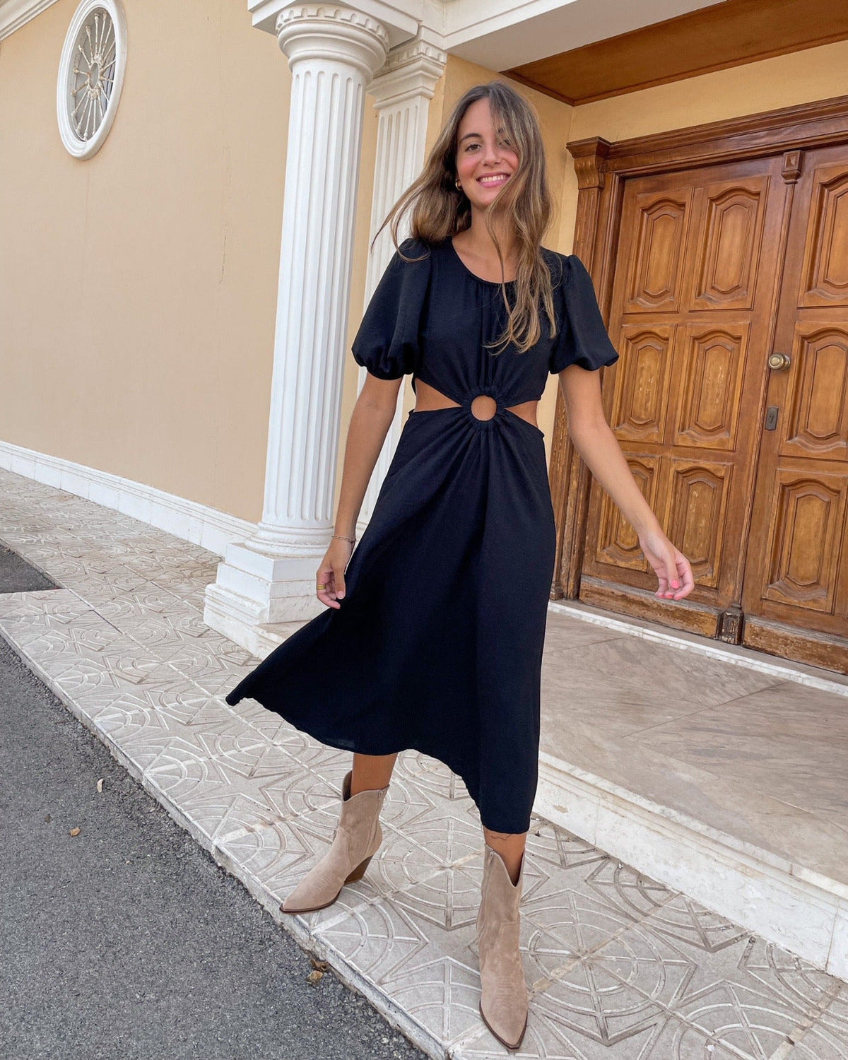 Vestido aro cintura