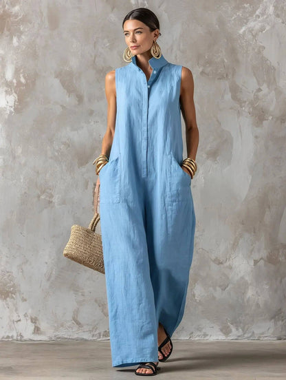 Jerline | Jumpsuit Maxi de Pierna Ancha