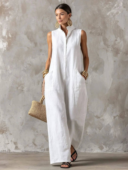 Jerline | Jumpsuit Maxi de Pierna Ancha