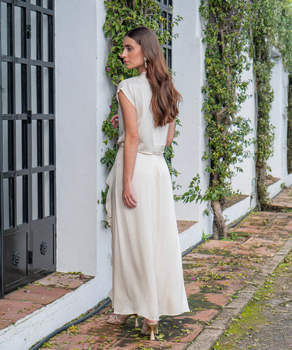 Falda satinada Rivera