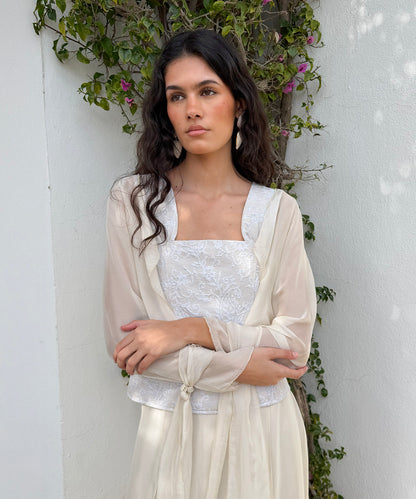 Blusa capa seda