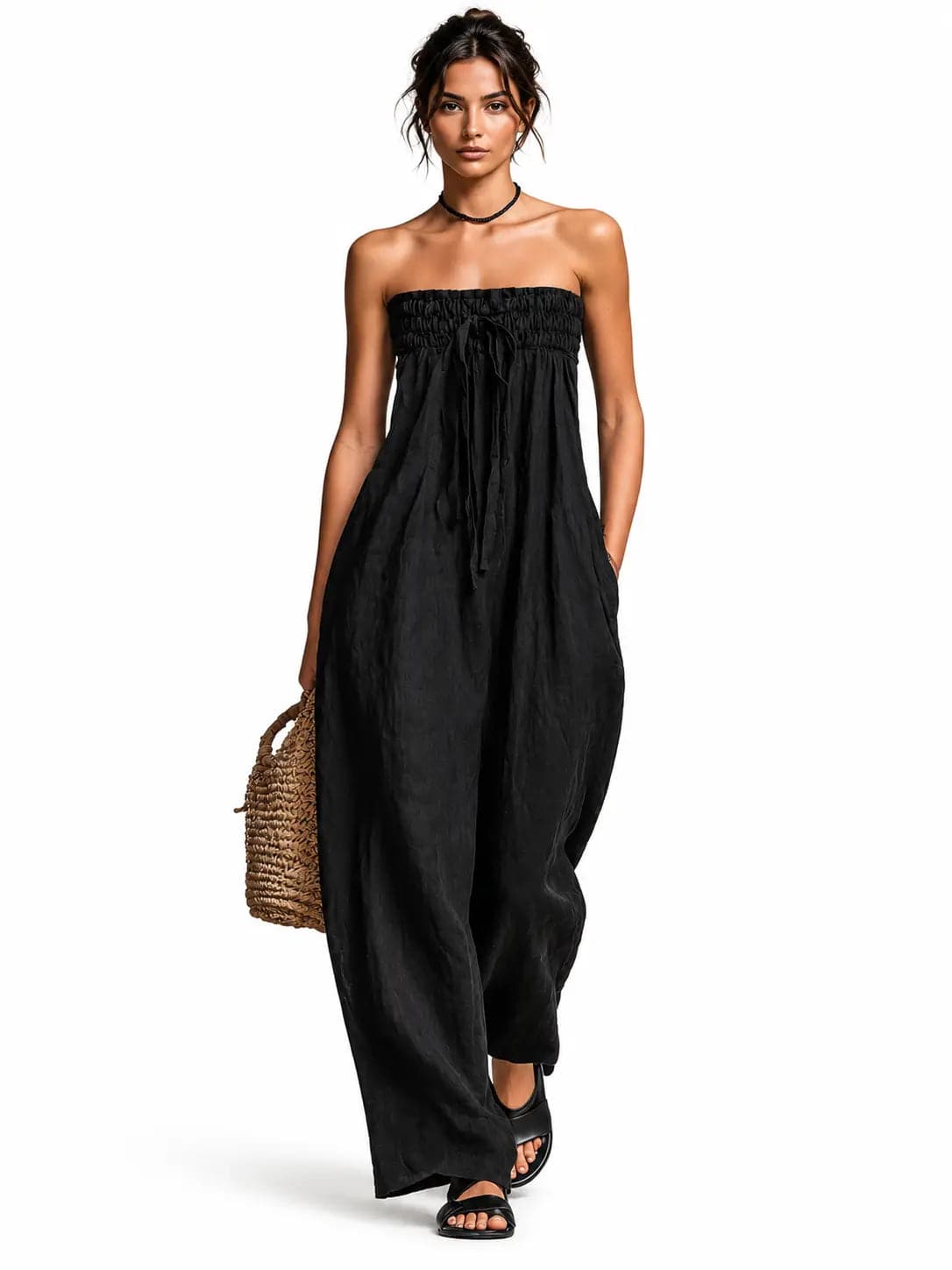 Nina | Jumpsuit Elegante sin Tirantes