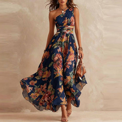 Aurora | Vestido Floral Asimétrico