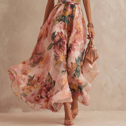 Aurora | Vestido Floral Asimétrico