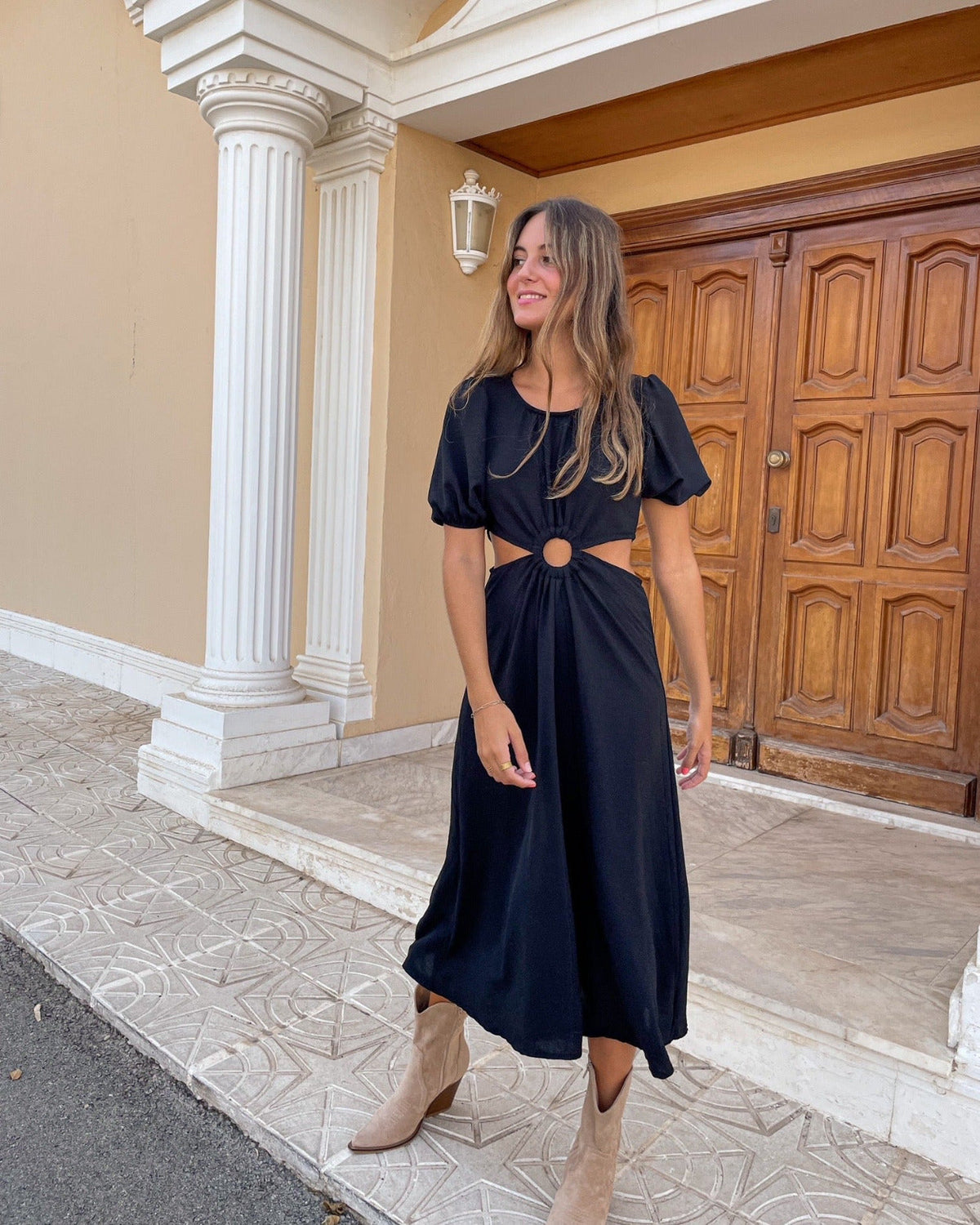 Vestido aro cintura