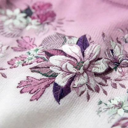 Alba | Suéter Floral con Cuello Vuelto
