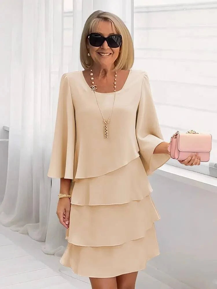 Catherine | Vestido Elegante con Volantes