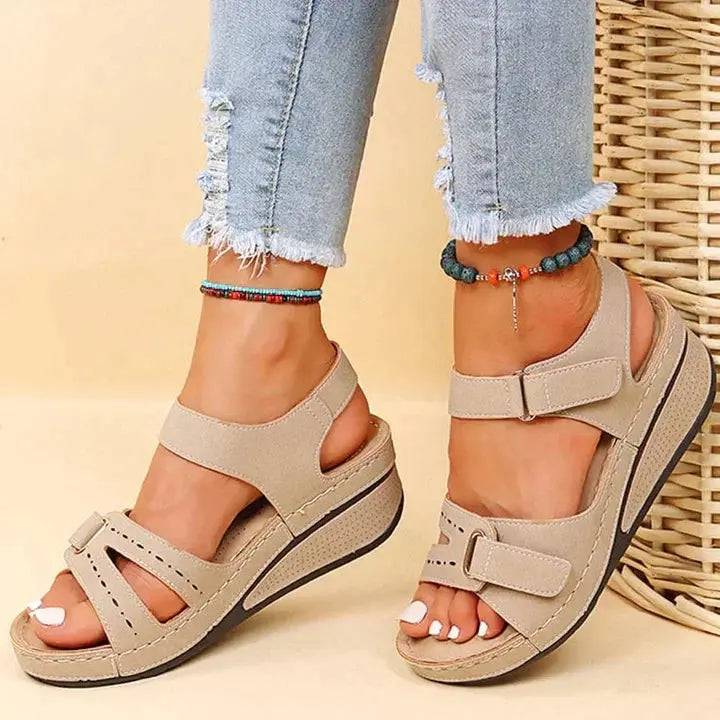 Sandalias de Cuña Ortopédicas Cómodas