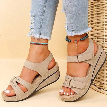Sandalias de Cuña Ortopédicas Cómodas