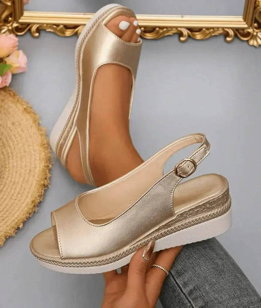 Goldie | Sandalias Plataforma Abierta