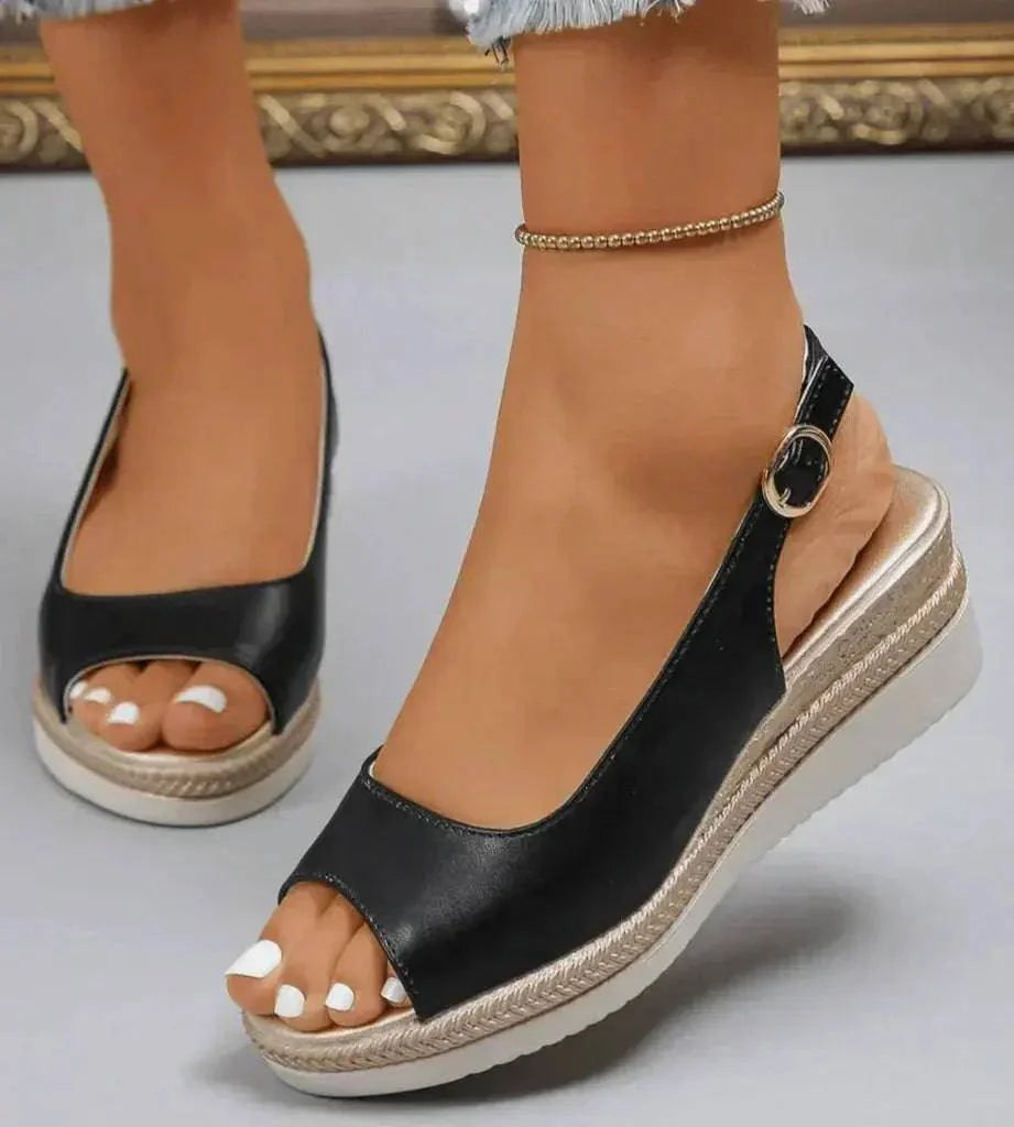 Goldie | Sandalias Plataforma Abierta