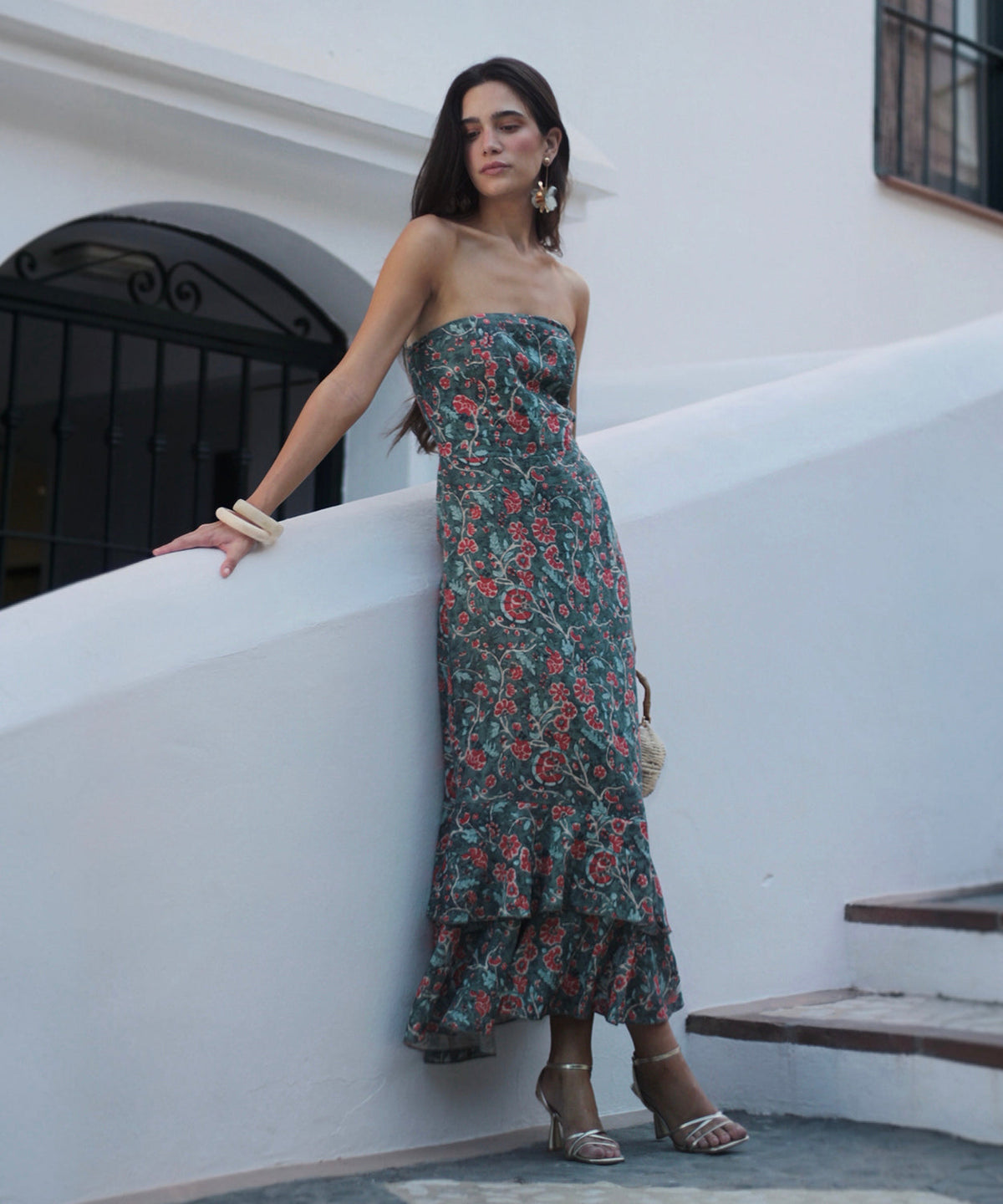 Vestido lino Boboli