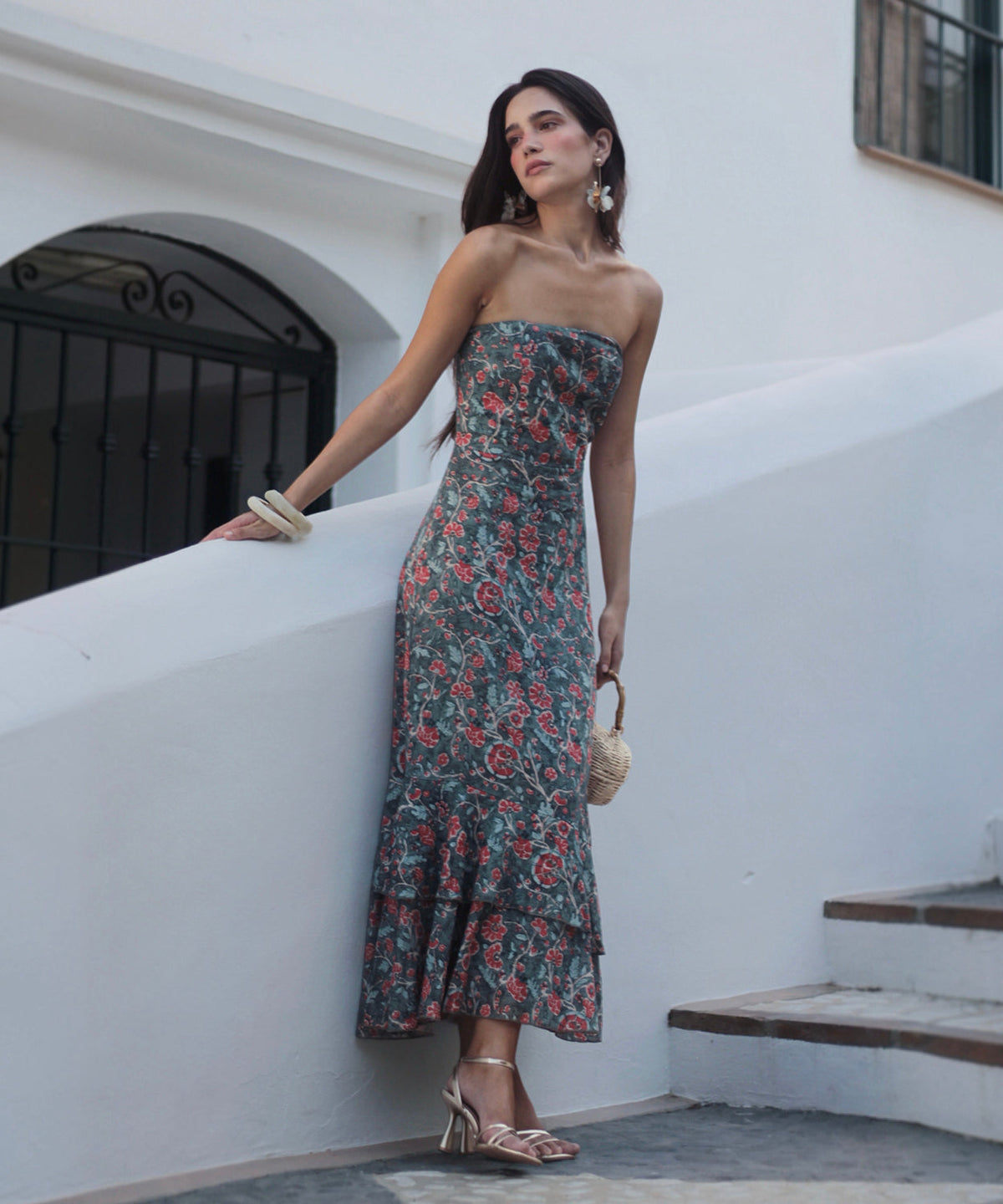 Vestido lino Boboli