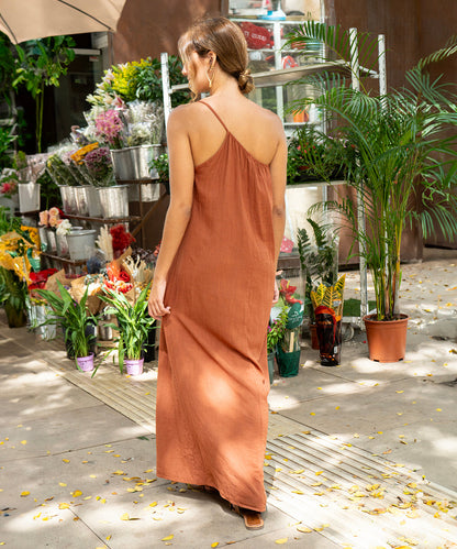 Vestido asimetrico Maximo
