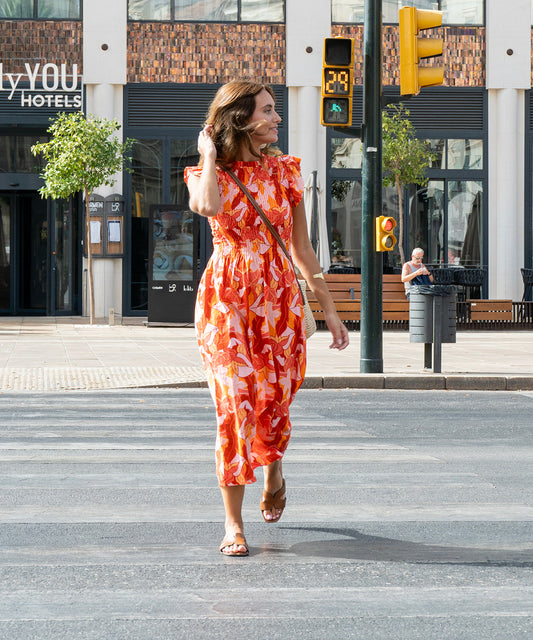 Vestido Turin estampado flor