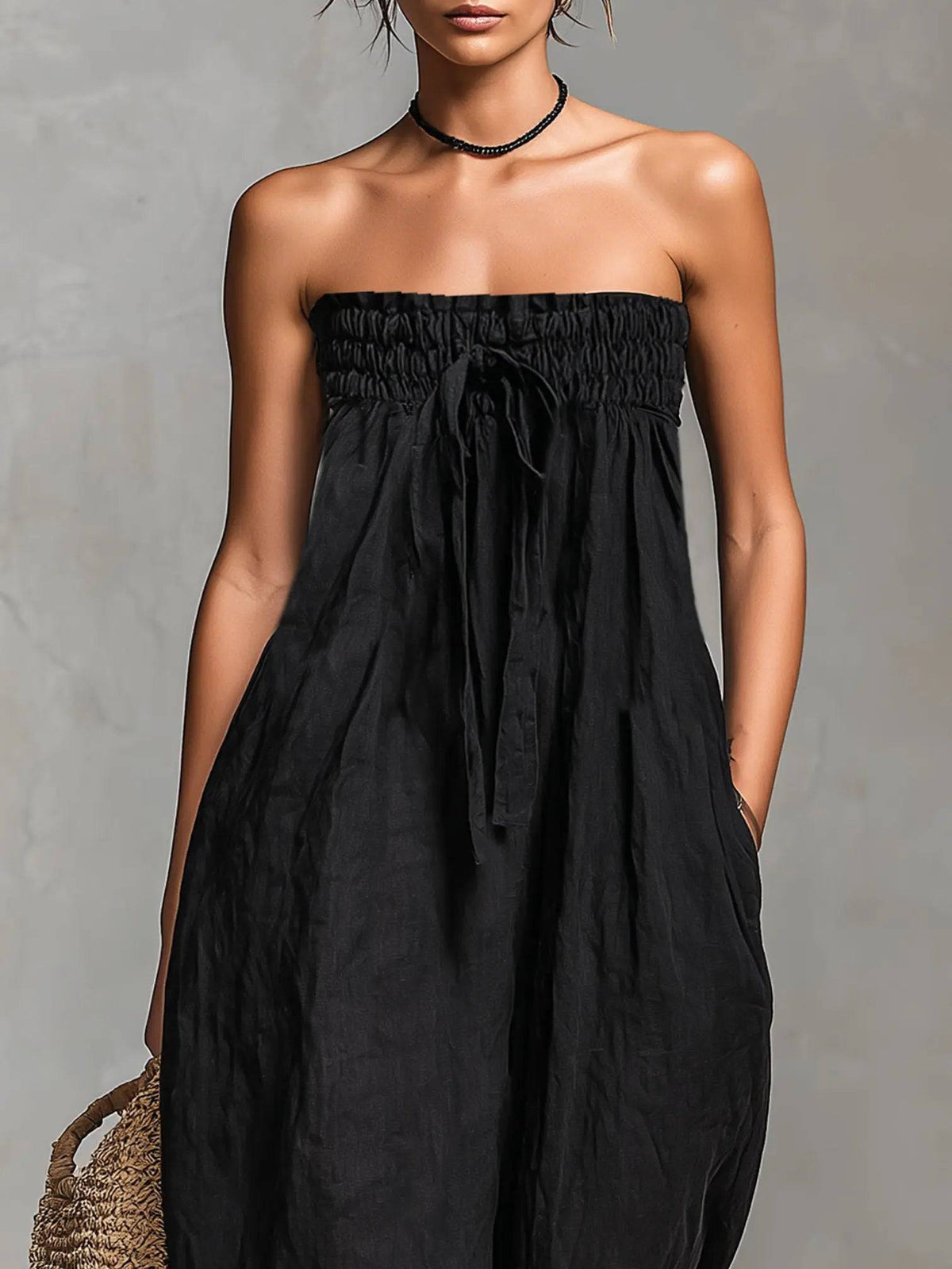 Nina | Jumpsuit Elegante sin Tirantes
