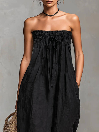 Nina | Jumpsuit Elegante sin Tirantes