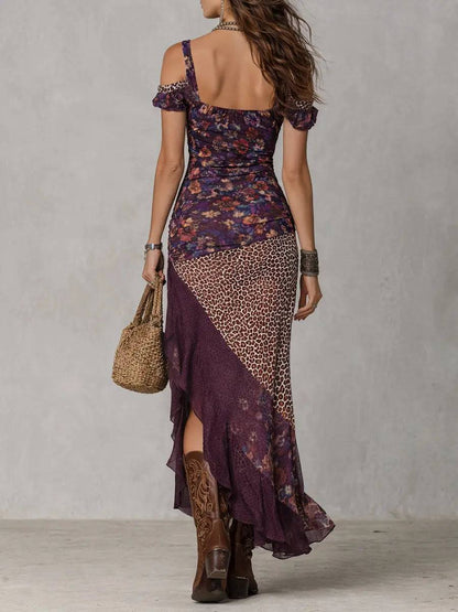 Vestido Largo Nómada Estampado Leopardo