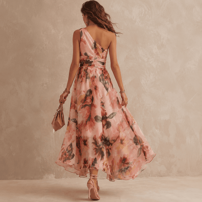 Aurora | Vestido Floral Asimétrico