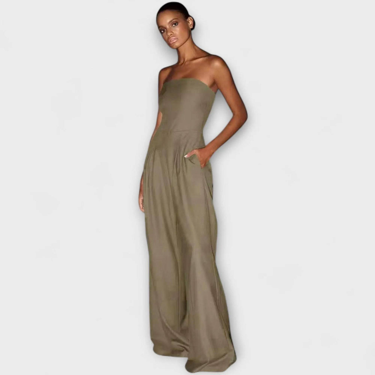 Kiora | Jumpsuit Elegante sin Tirantes