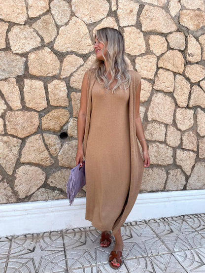 Vestido fluido punto
