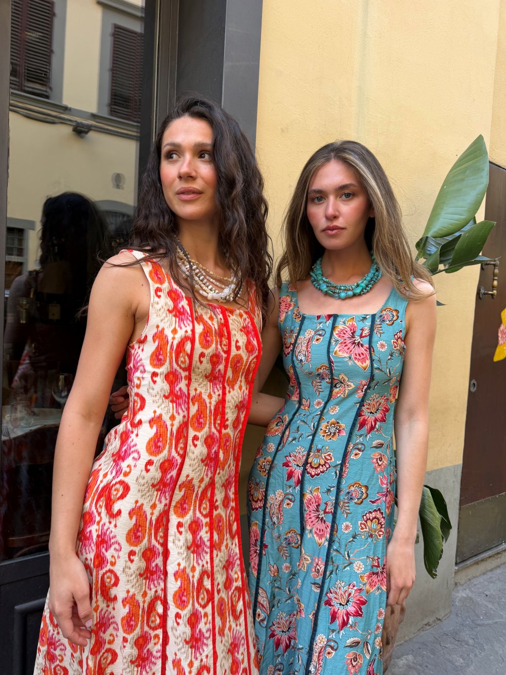 Vestido midi estampado Bettina