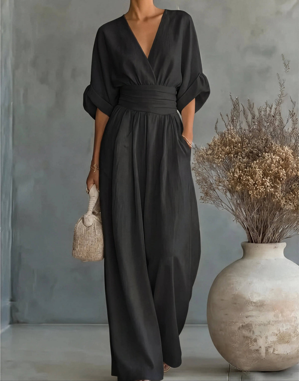 Chiara | Jumpsuit Largo Fluido Estampado