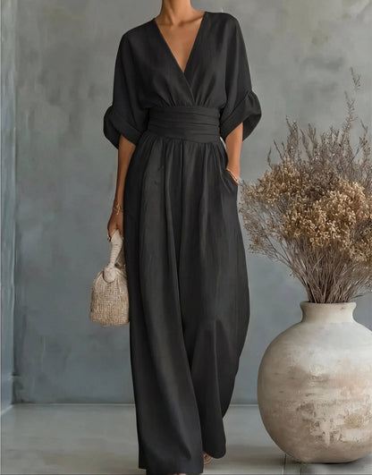 Chiara | Jumpsuit Largo Fluido Estampado