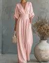 Chiara | Jumpsuit Largo Fluido Estampado