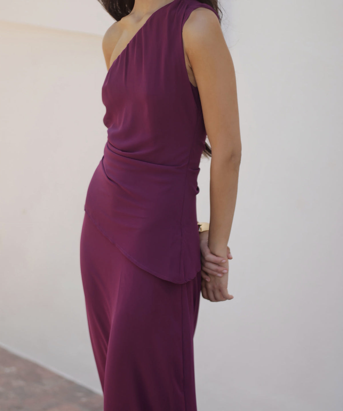 Vestido Bravia ciruela