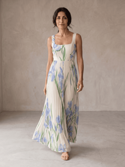 Oriah | Vestido Maxi Línea A Floral