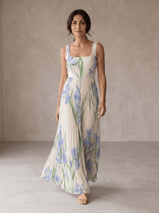 Oriah | Vestido Maxi Línea A Floral