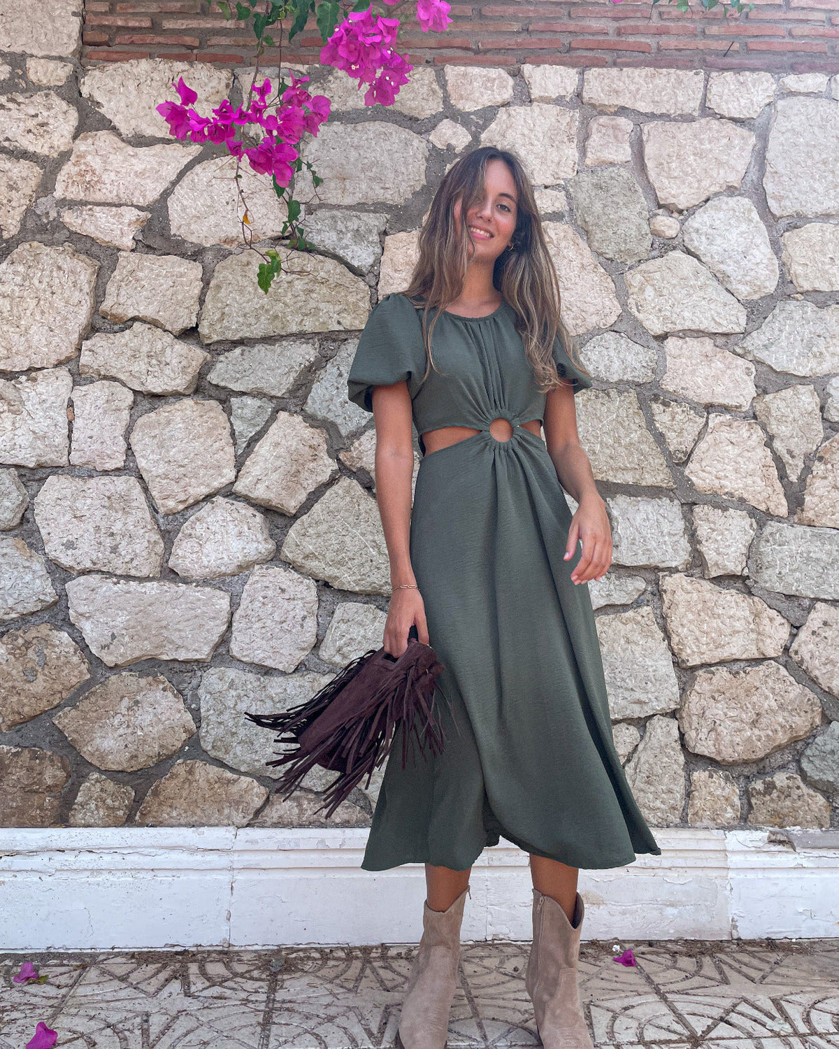 Vestido aro cintura