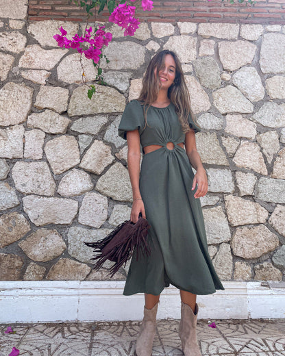 Vestido aro cintura
