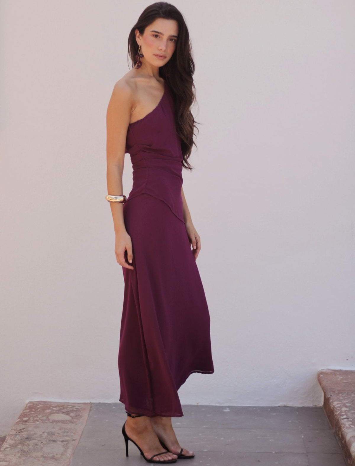 Vestido Bravia ciruela