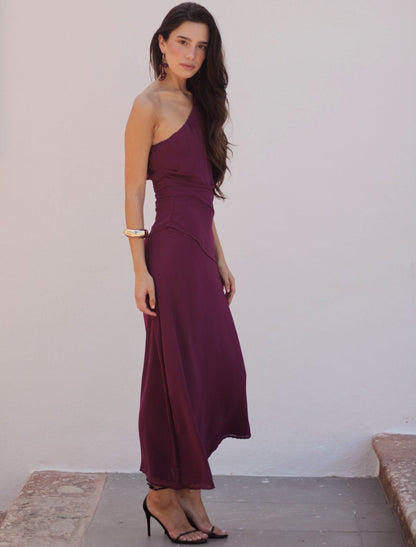 Vestido Bravia ciruela