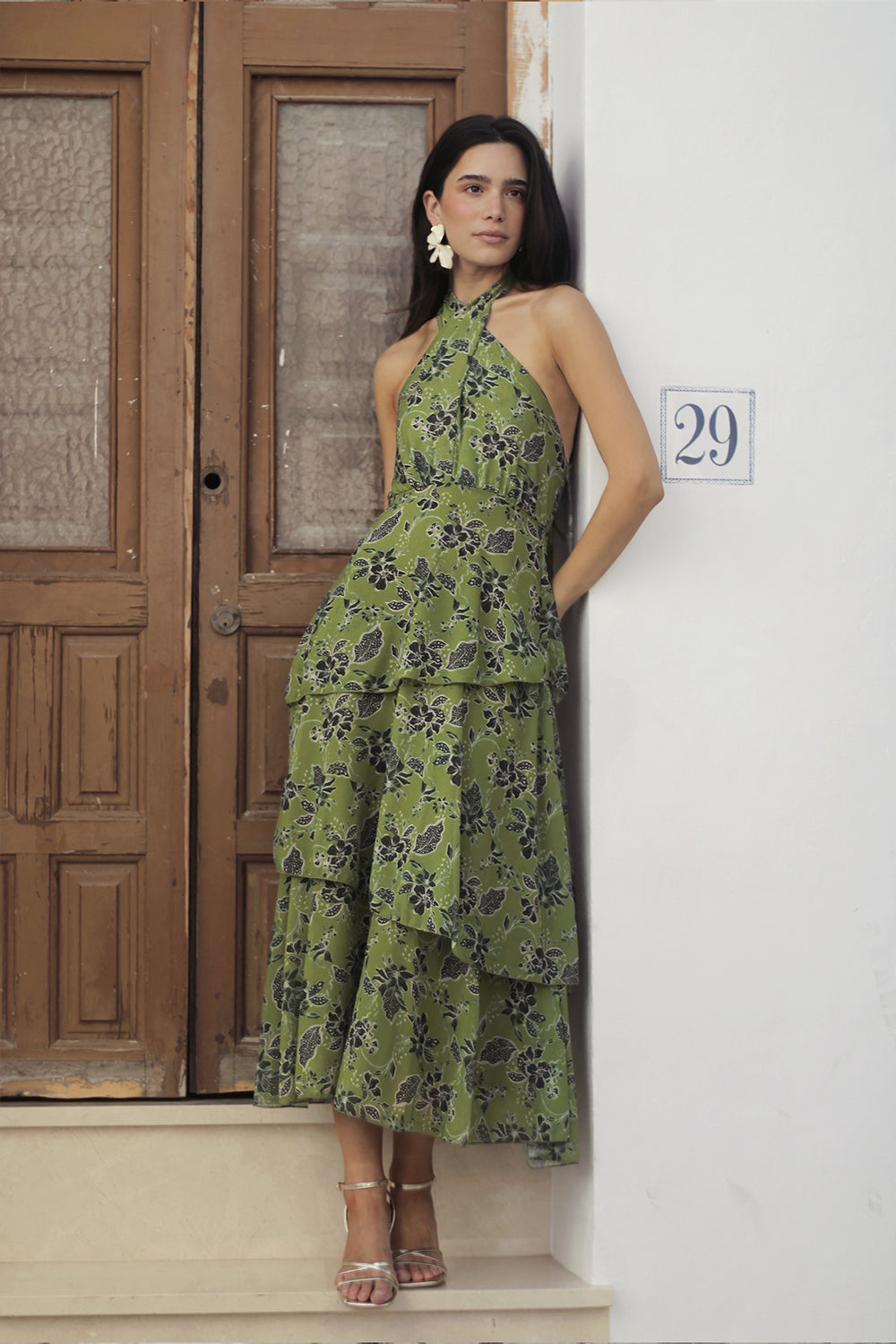 Vestido estampado floral Allegra