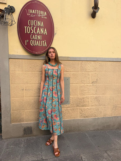 Vestido midi estampado Bettina